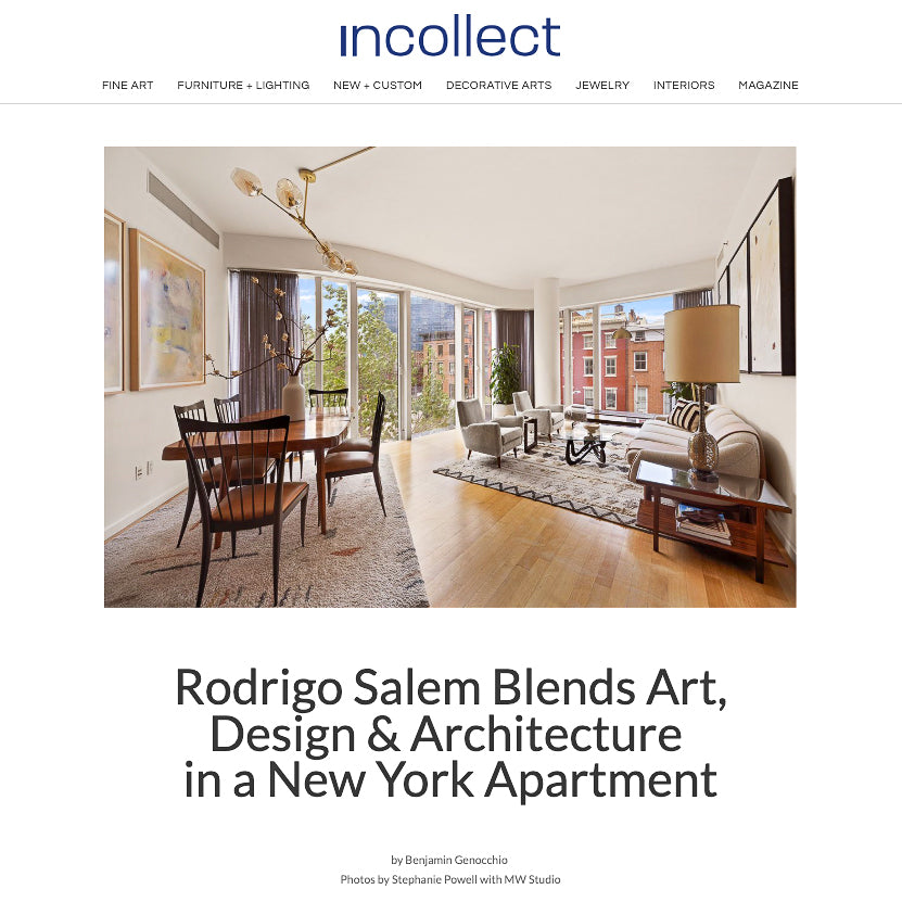 Rodrigo Salem Blends Art, Design, & Architecture in a New York Apartment