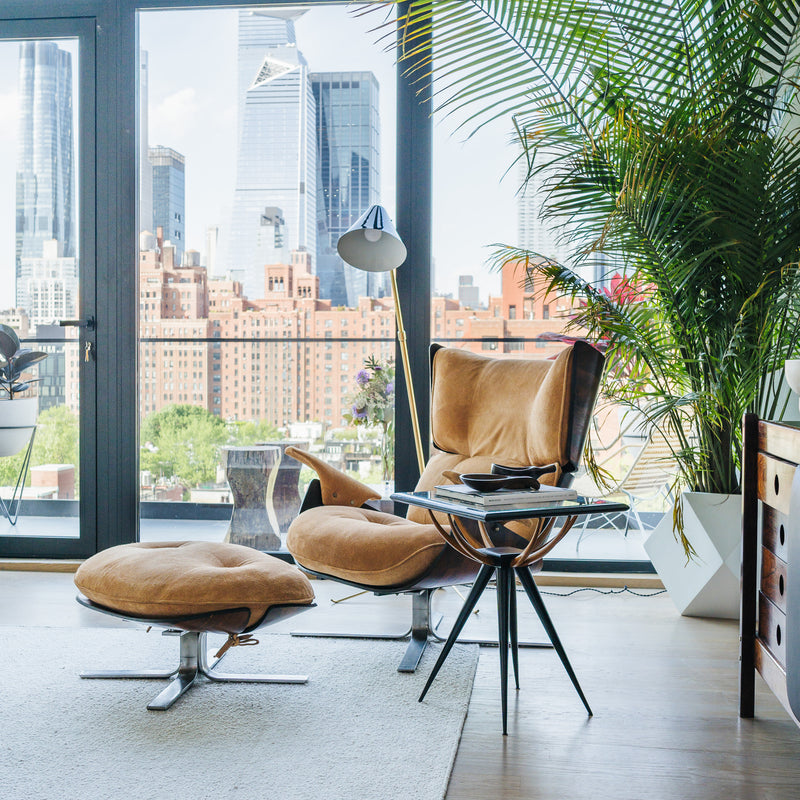 Found Collectibles Fuses Mid-Century Modern Brazilian Design with Contemporary Art for a Penthouse