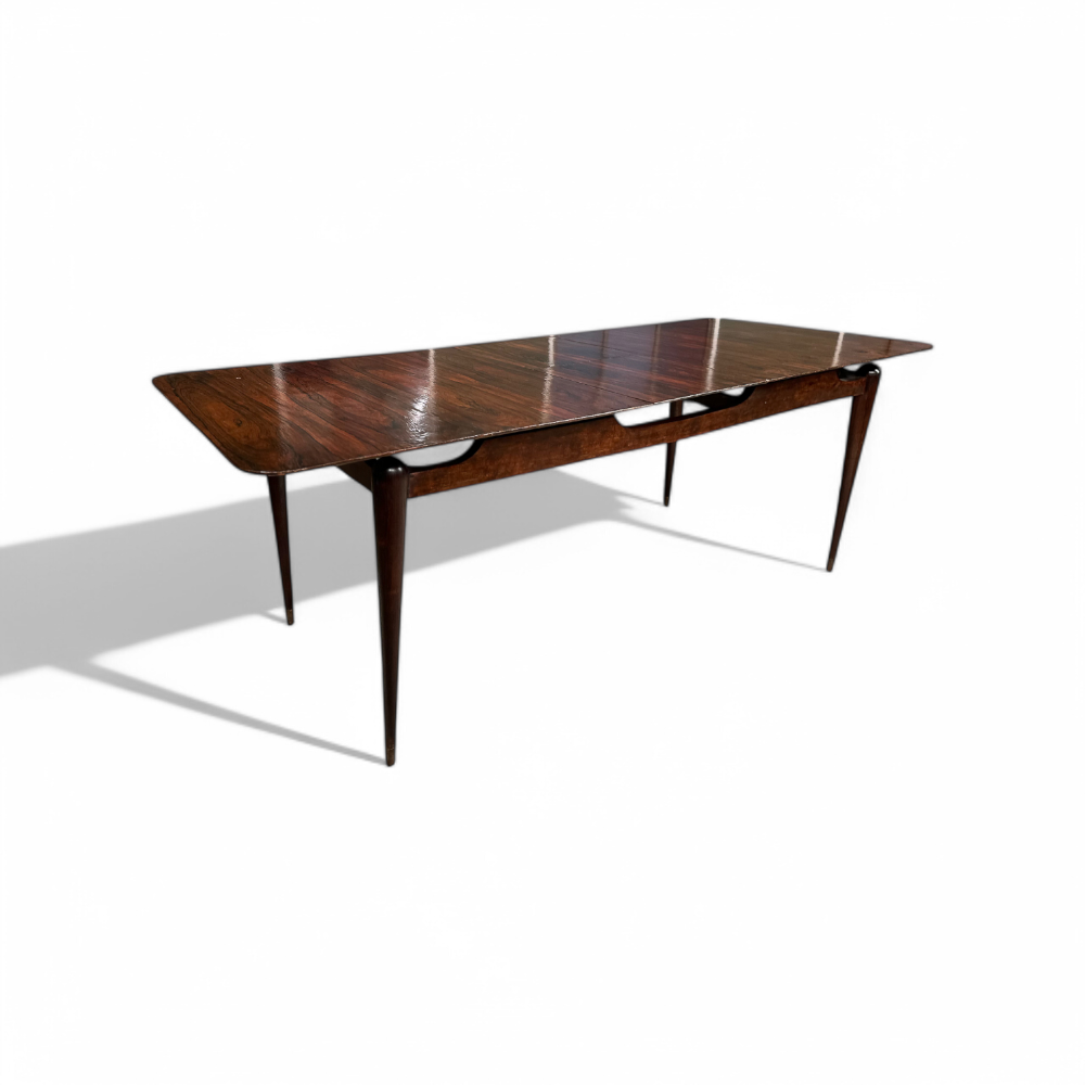 Extendable Dining Table in Rosewood, Giuseppe Scapinelli, 1950s  - Lot 421