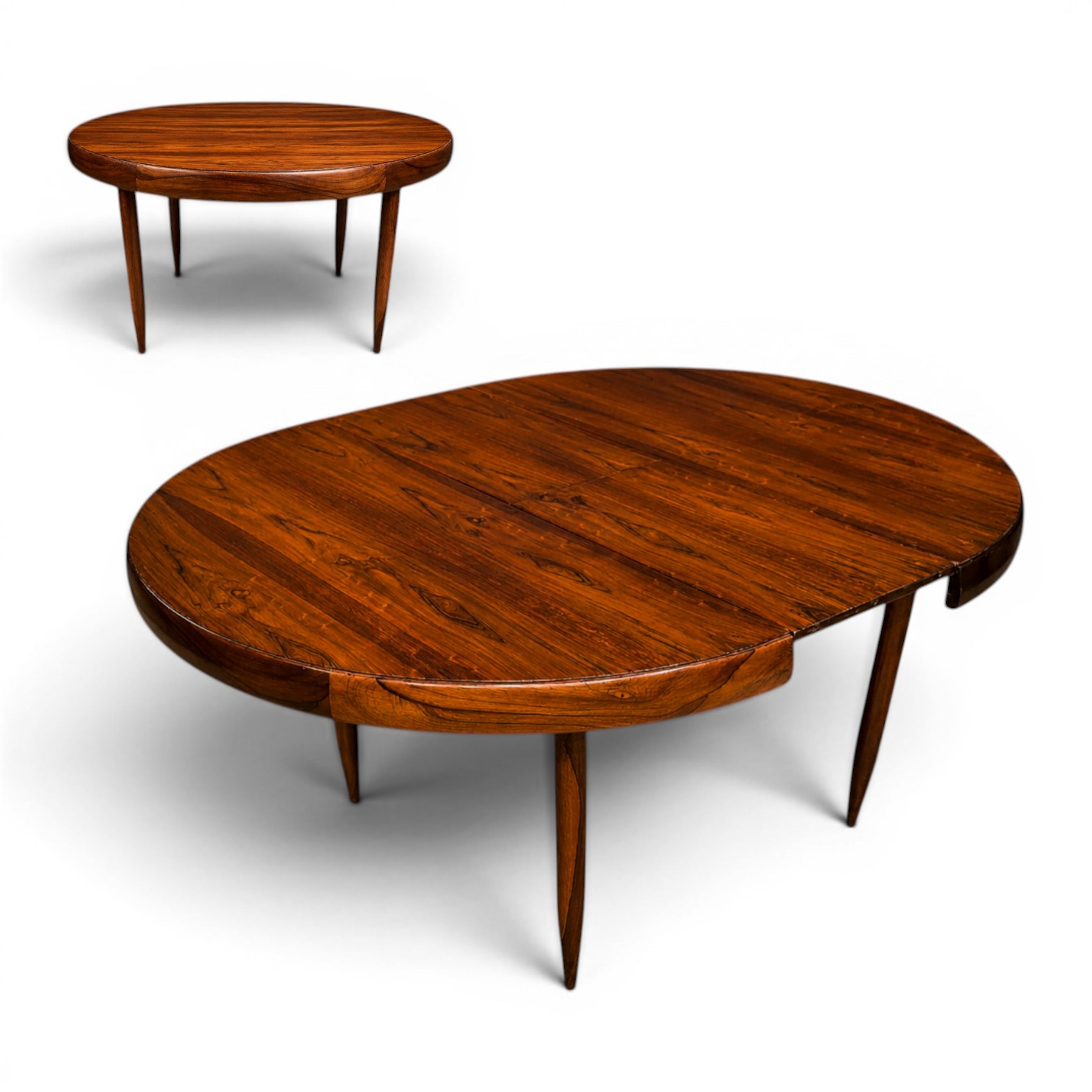 Extendable Rosewood Dining Table by Jorge Jabour, Brazilian Modern