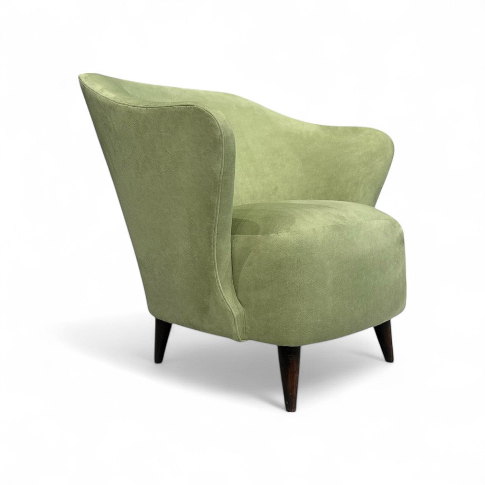 “Concha” Armchair in Ultra Suede, Att. to Joaquim Tenreiro, 1950s - Lot 138V2