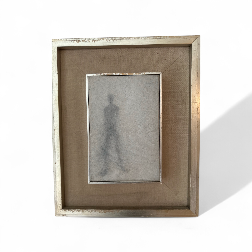 Oil on Canvas, Existencial, Juan Colina , Peru, 1970s - Lot PEA1