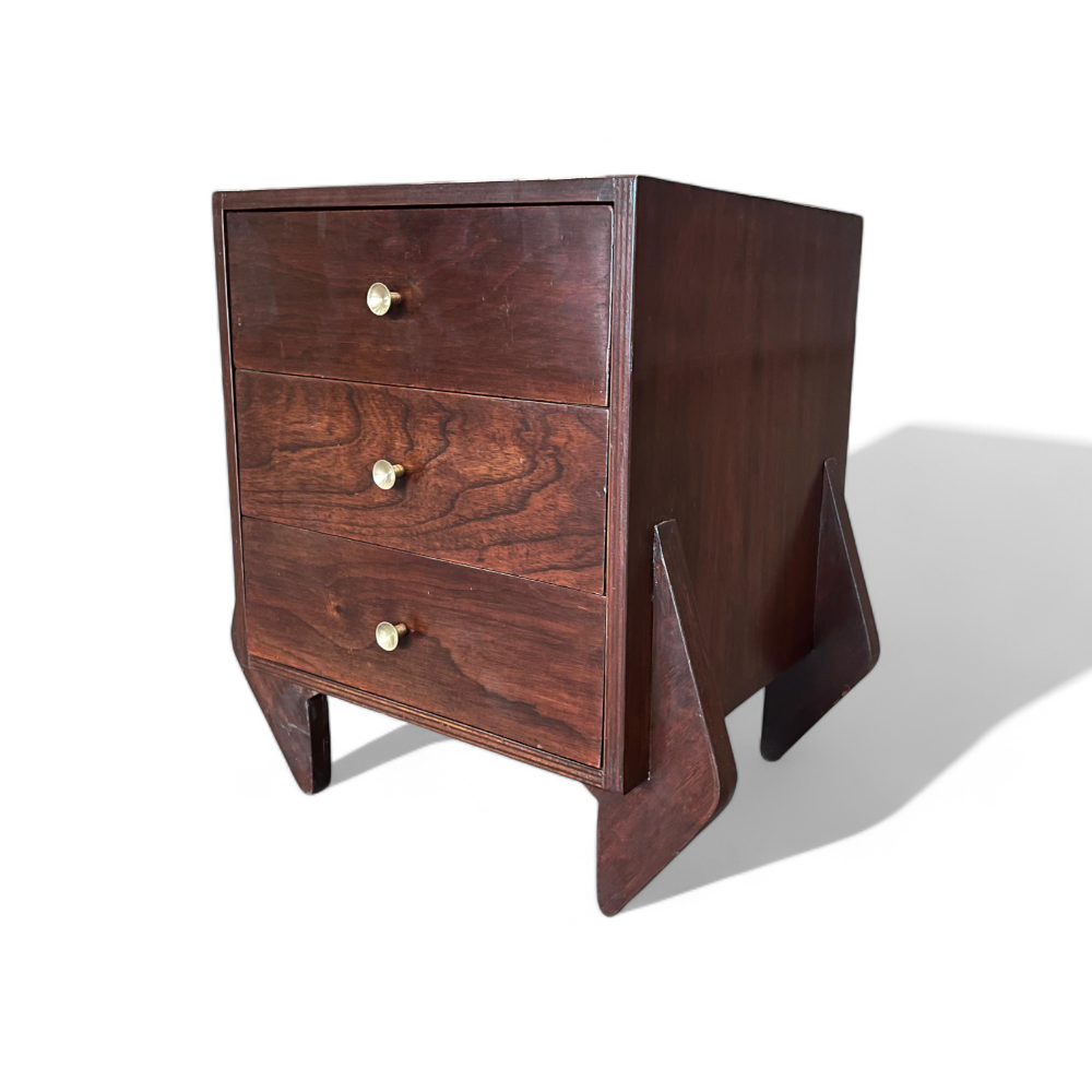 Console/night stand in Hardwood att. Jose Zanine Caldas, 1950s - Lot 667