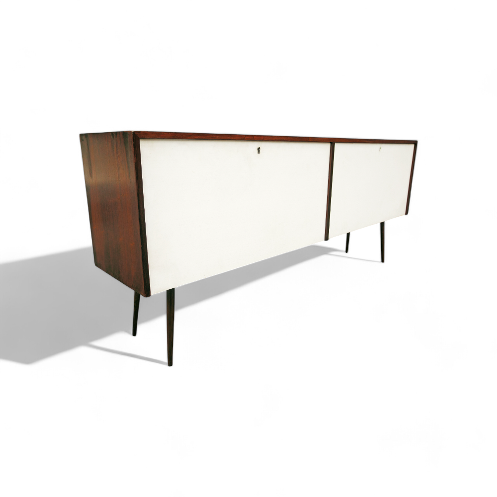 Credenza in Rosewood & White Formica, Forma, 1960s - Lot 169