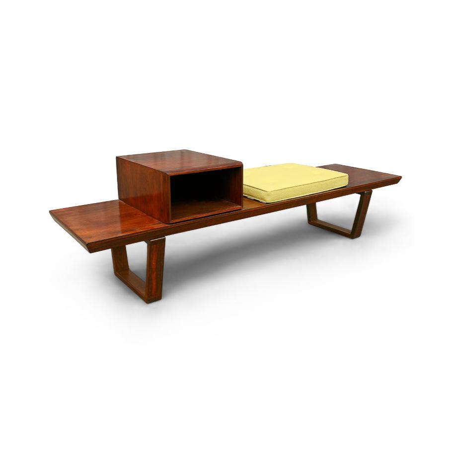 Bench in Rosewood, Carlo Hauner for Forma, 1950s - Lot 372