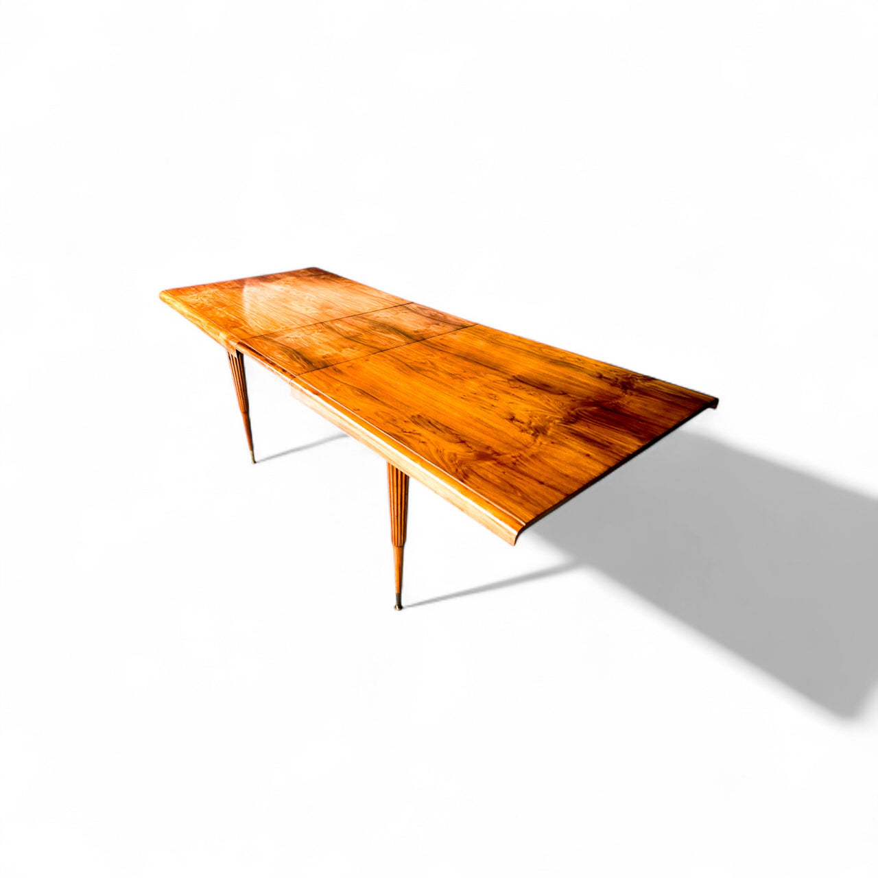 Extendable Dining Table in Caviuna wood, Giuseppe Scapinelli, 1950s - Lot 628A