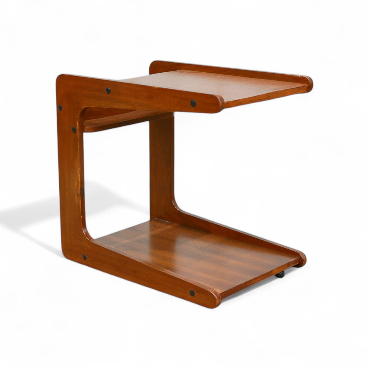 Bar cart in Hardwood, Geraldo de Barros for Hobjeto, 1970s - Lot 506