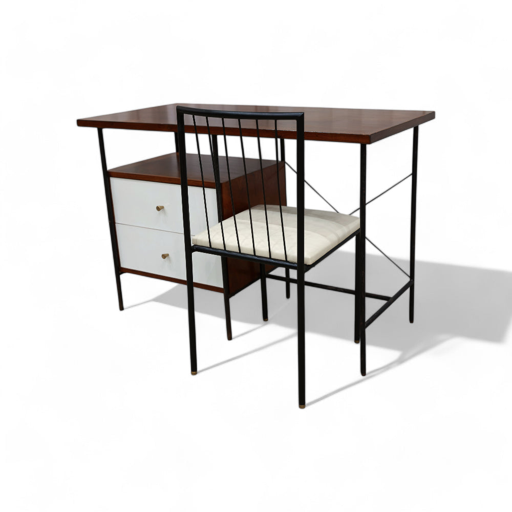 Desk & Chair in Rosewood & Iron, Geraldo de Barros for Unilabor, 1950s - Lot 408