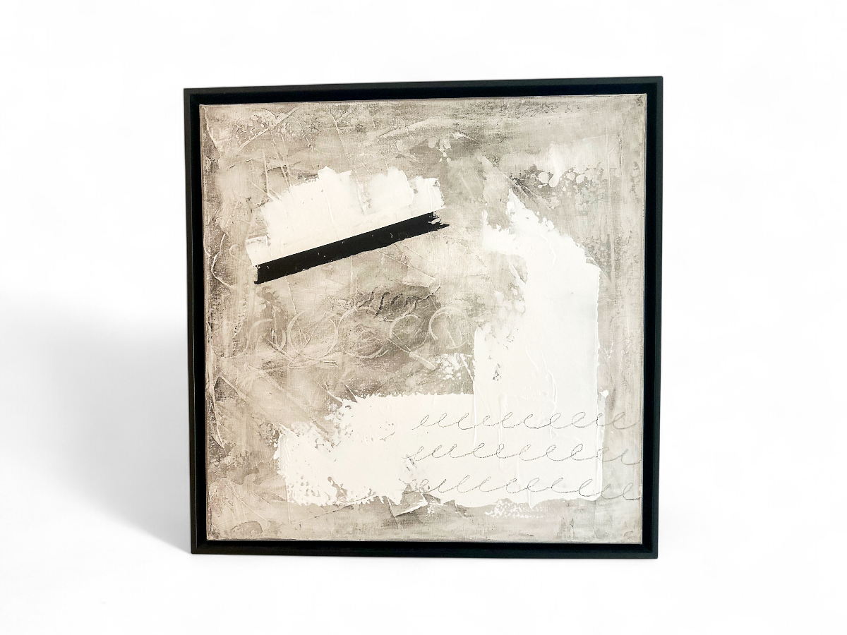 Oil on Canvas, Black & White Series, Iris Dankner, New York, 2023 - Lot ID1