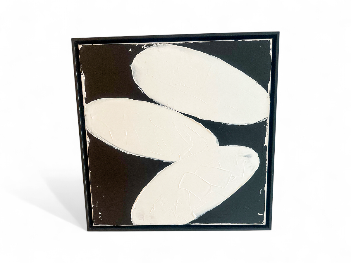 Oil on Canvas, Black & White Series, Iris Dankner, New York, 2023 - Lot ID2