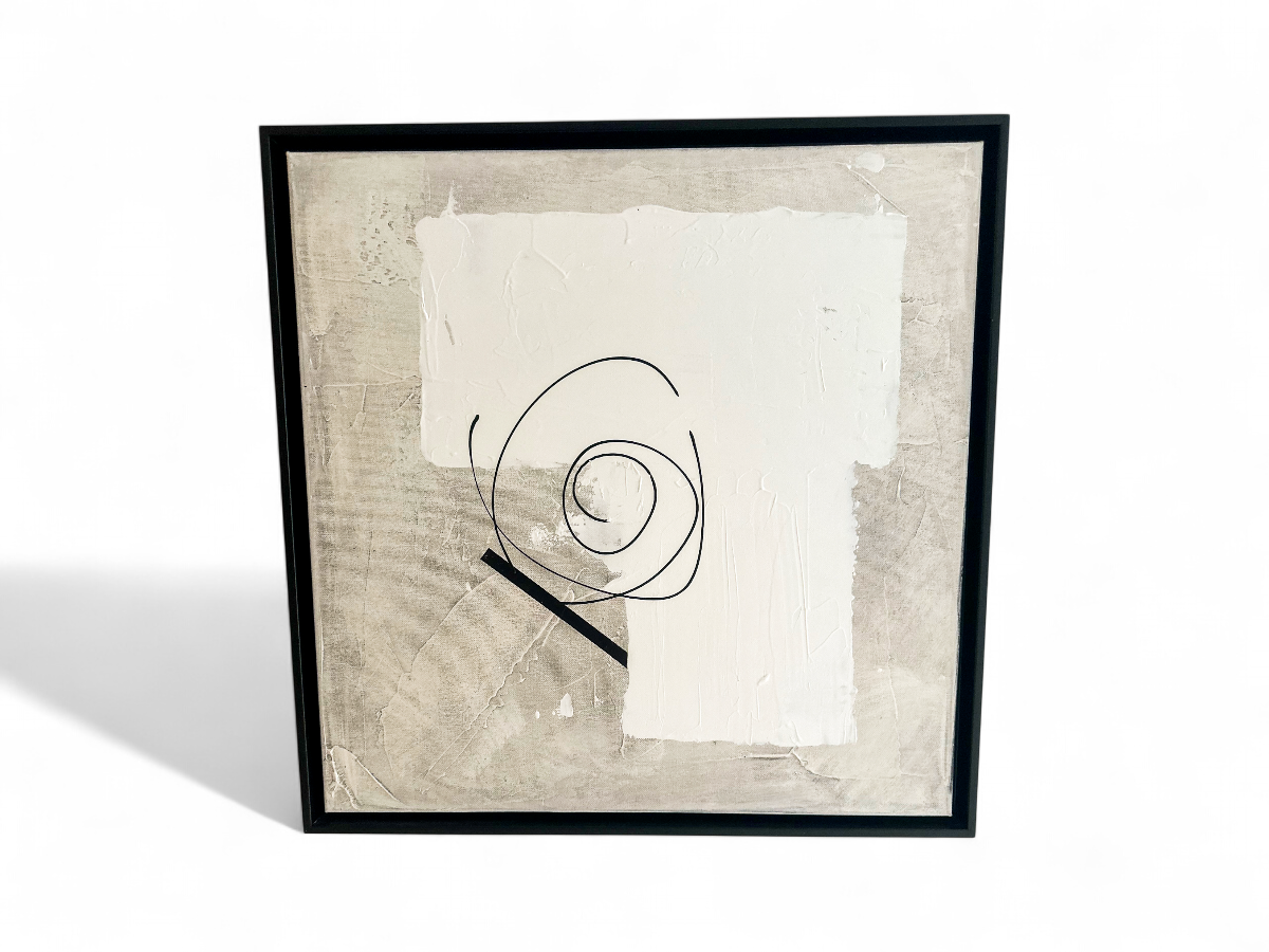 Oil on Canvas, Black & White Series, Iris Dankner, New York, 2023 - Lot ID6