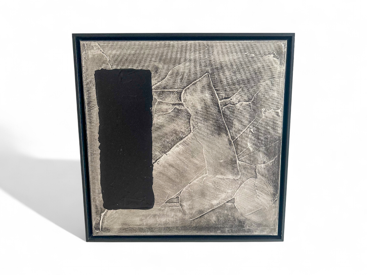 Oil on Canvas, Black & White Series, Iris Dankner, New York, 2023 - Lot ID10