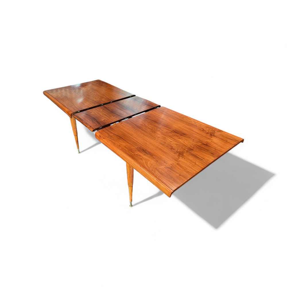 Extendable Dining Table in Caviuna wood, Giuseppe Scapinelli, 1950s - Lot 628