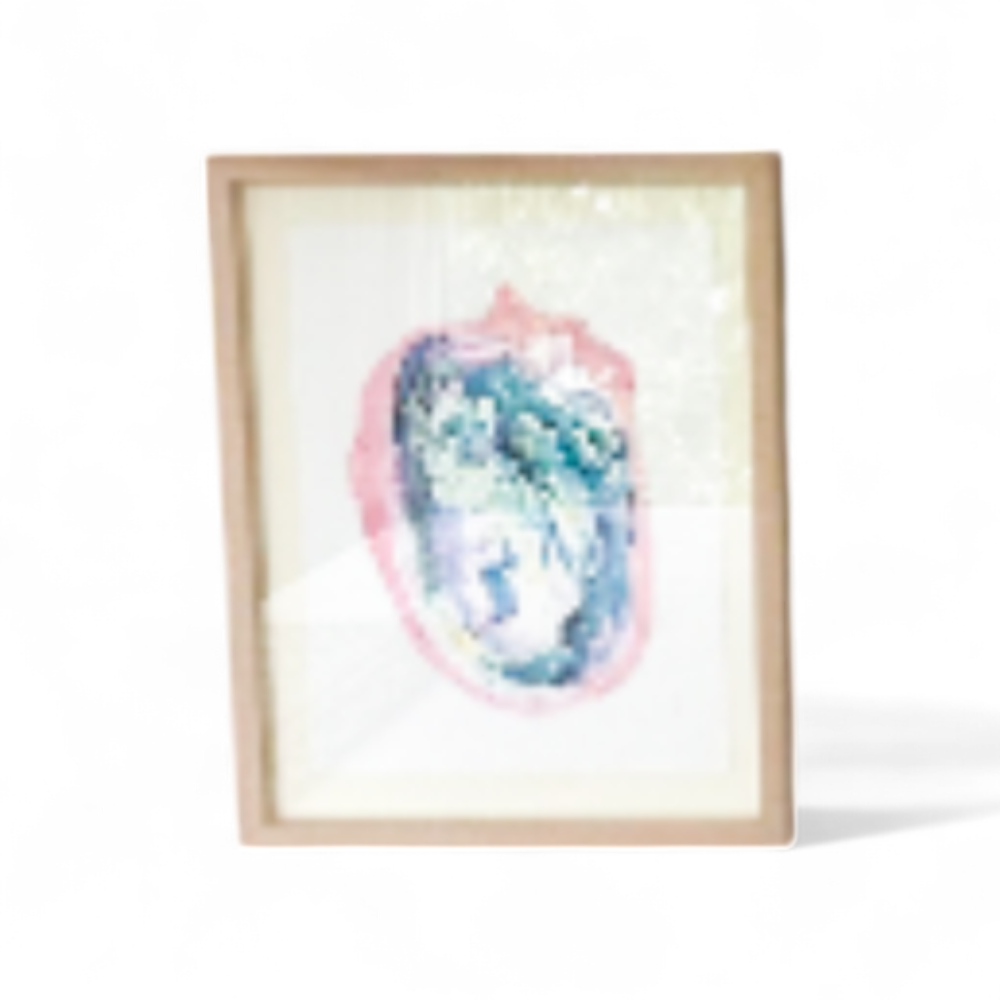 Oil on Paper, Amoeba Series, Susan Block, New York, 2020 - Lot A26