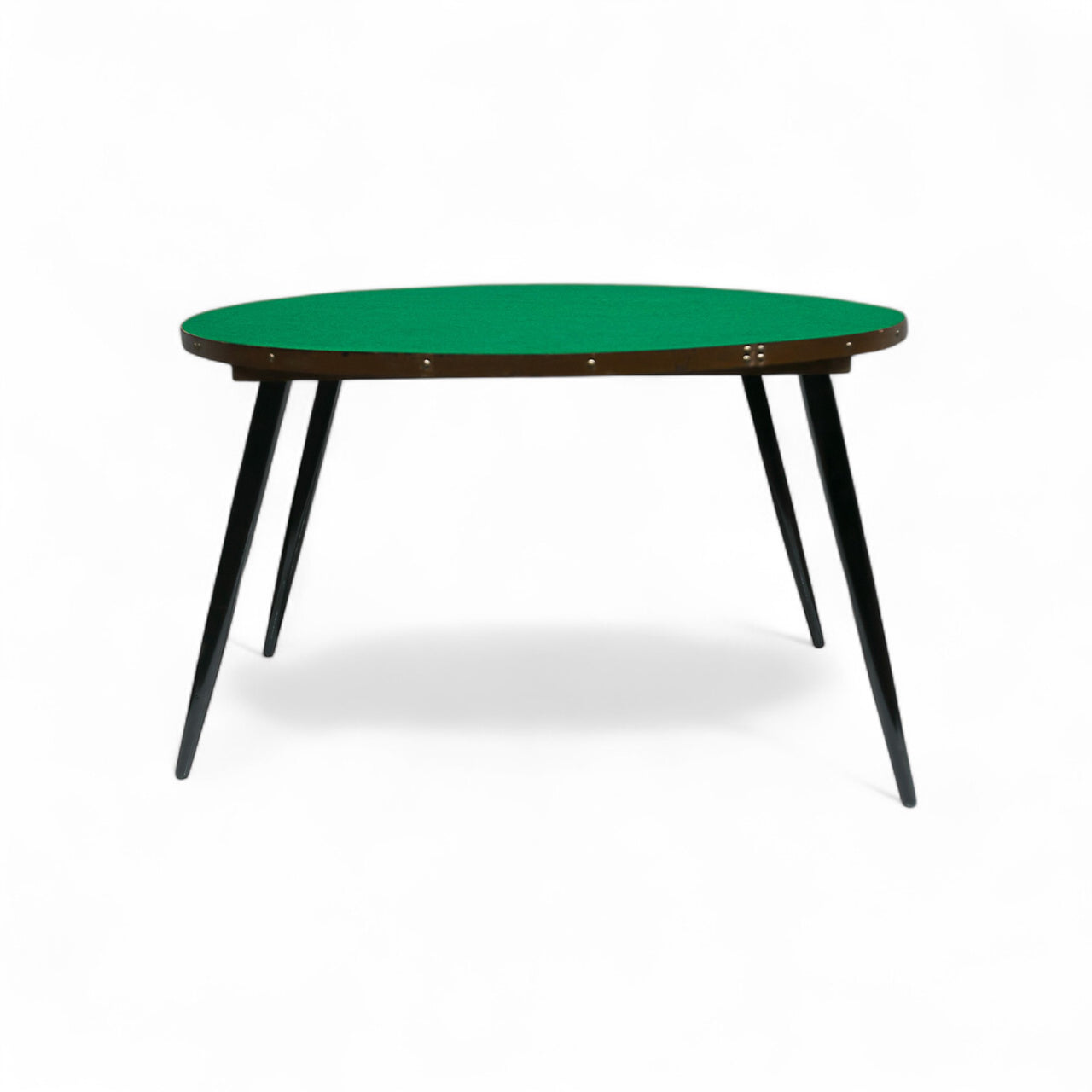 Game Table in Wood & Green Felt, Gelli, 1950s - Lot 174