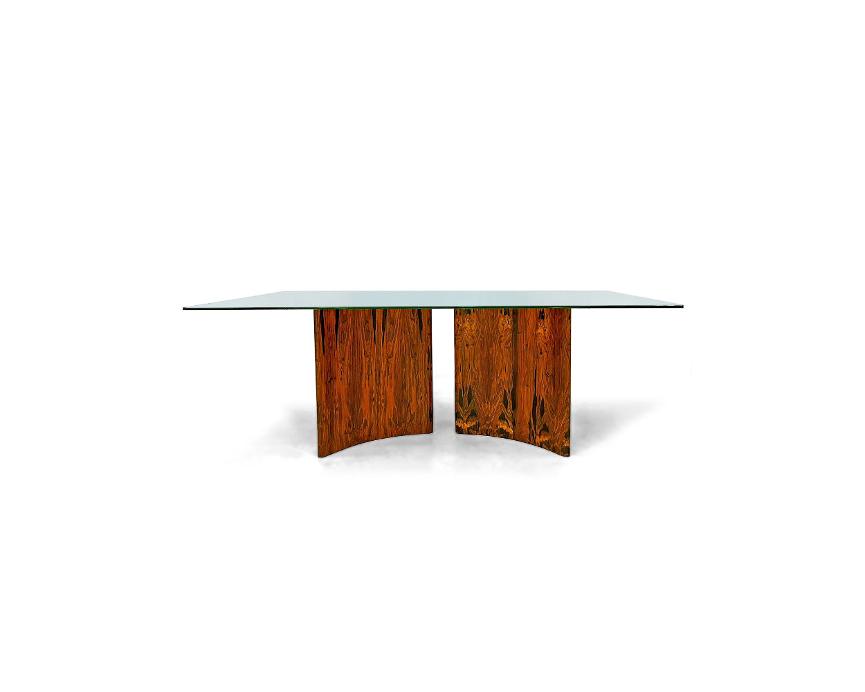 Dining Table in Wood & Glass by Giuseppe Scapinelli, c. 1950s - Lot 304