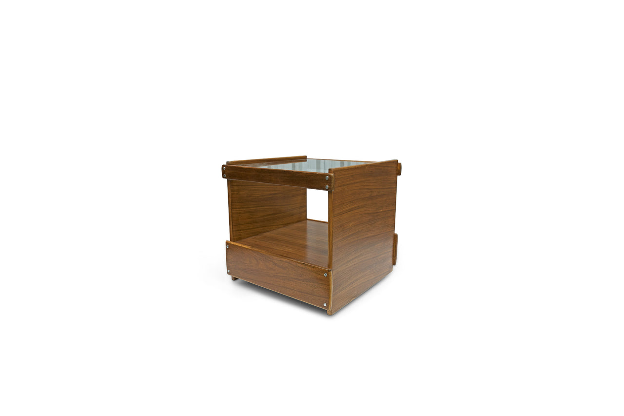 Bar Cart in Hardwood with Shelf, Sergio Rodrigues, 1960s - Lot 293