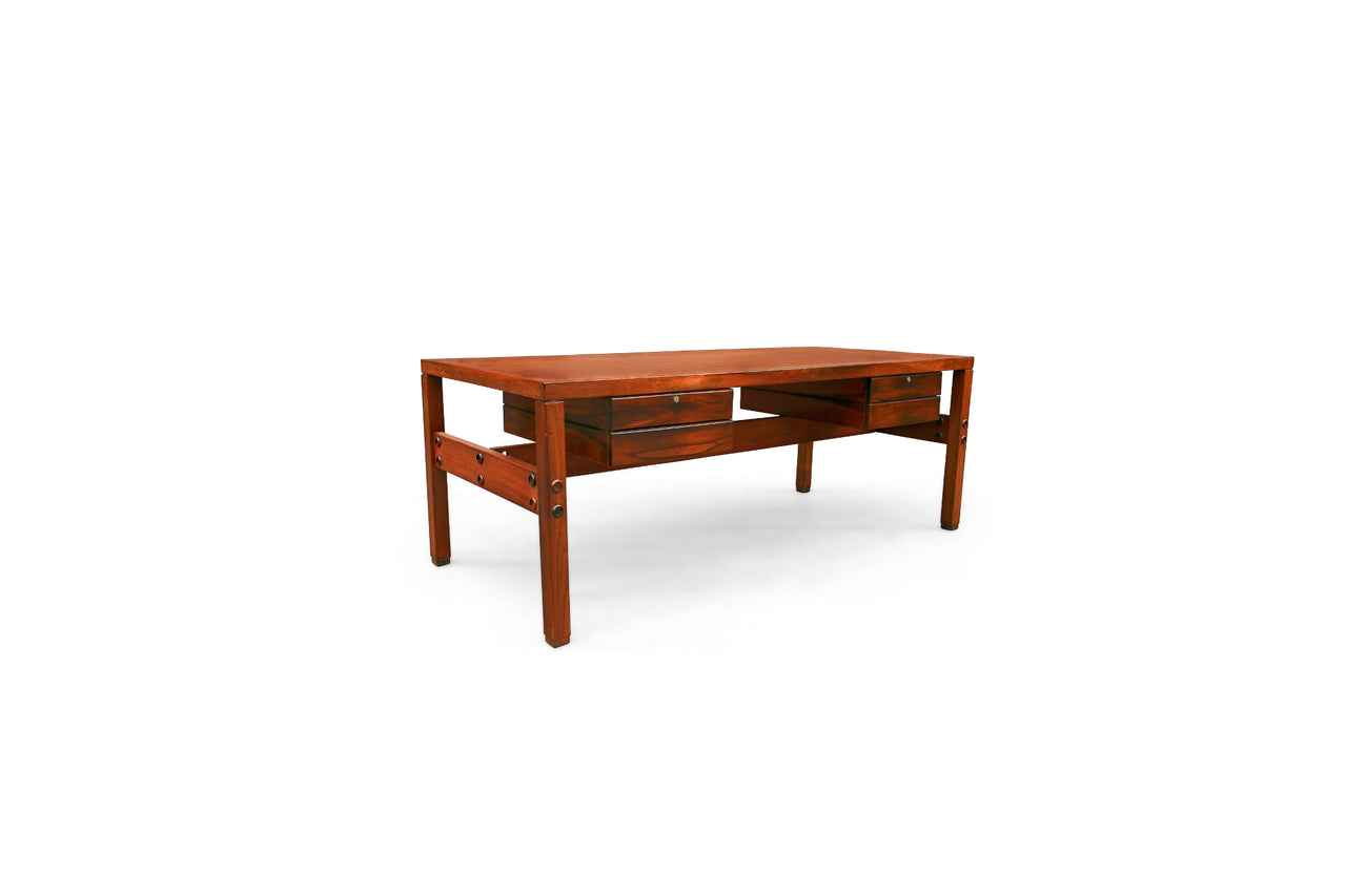 Desk in Hardwood by Sergio Rodrigues, 1960s - Lot 201