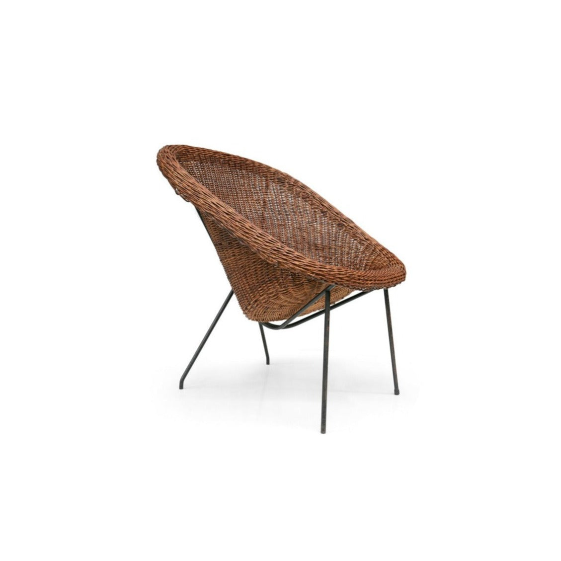 Chair in Wicker & Iron by Forma Brazil, 1955 - Lot 457