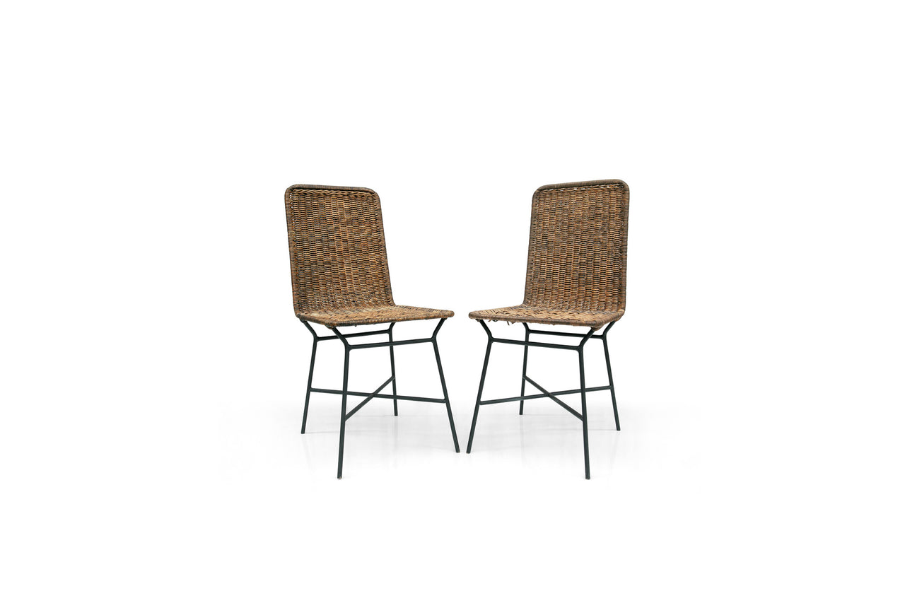 Pair of Wicker Chairs by Carlo Hauner, c. 1950s - Lot 118