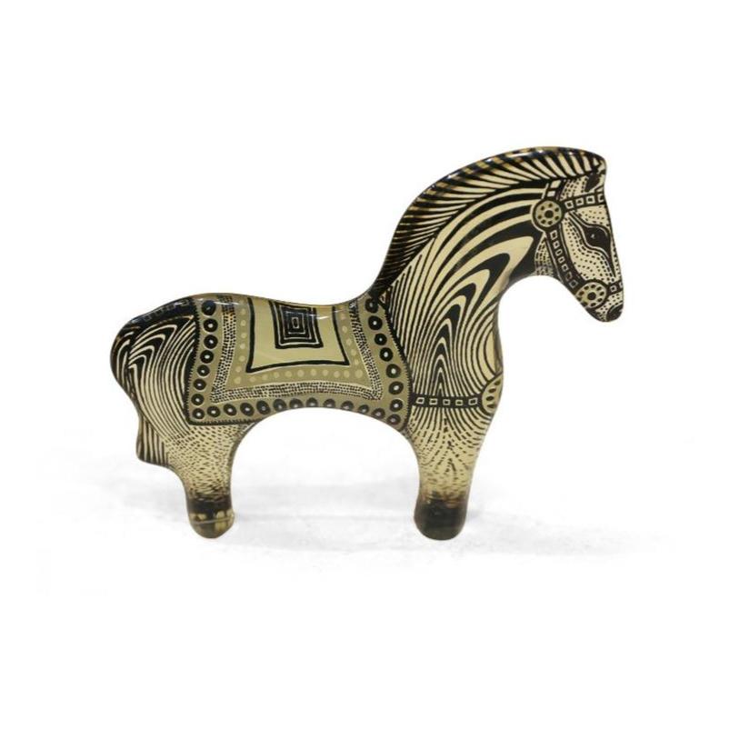 Sculpture of Zebra in Resin, Abraham Palatinik, 1960 - Lot 496