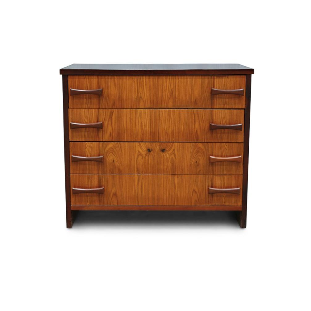 Chest of Drawers with Caviuna wood, Unknown, c. 1950 - Lot 537