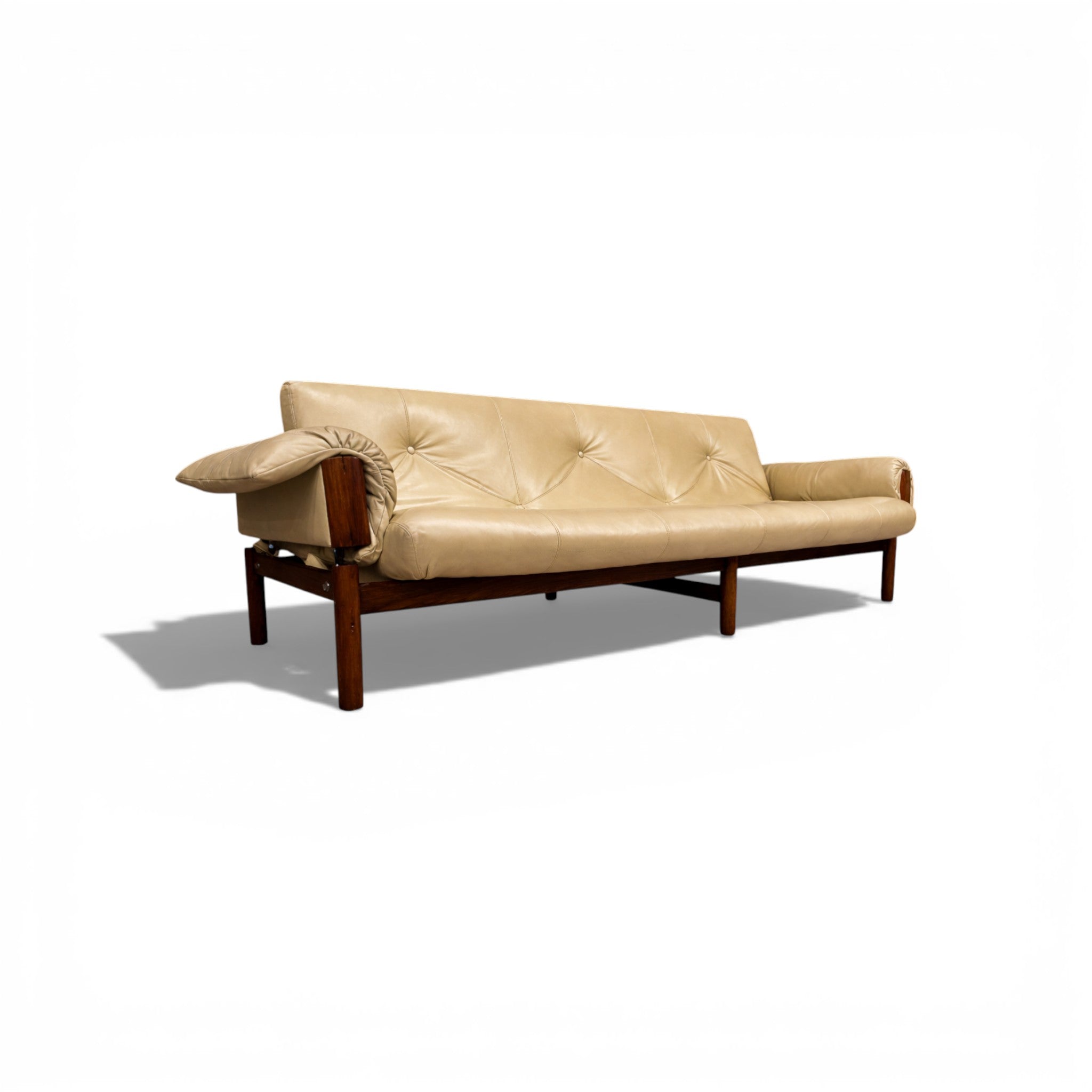 セルバッハ　13inch MP-13” Sofa in Rosewood & Leather, Percival Lafer, 1967 - Lot 61