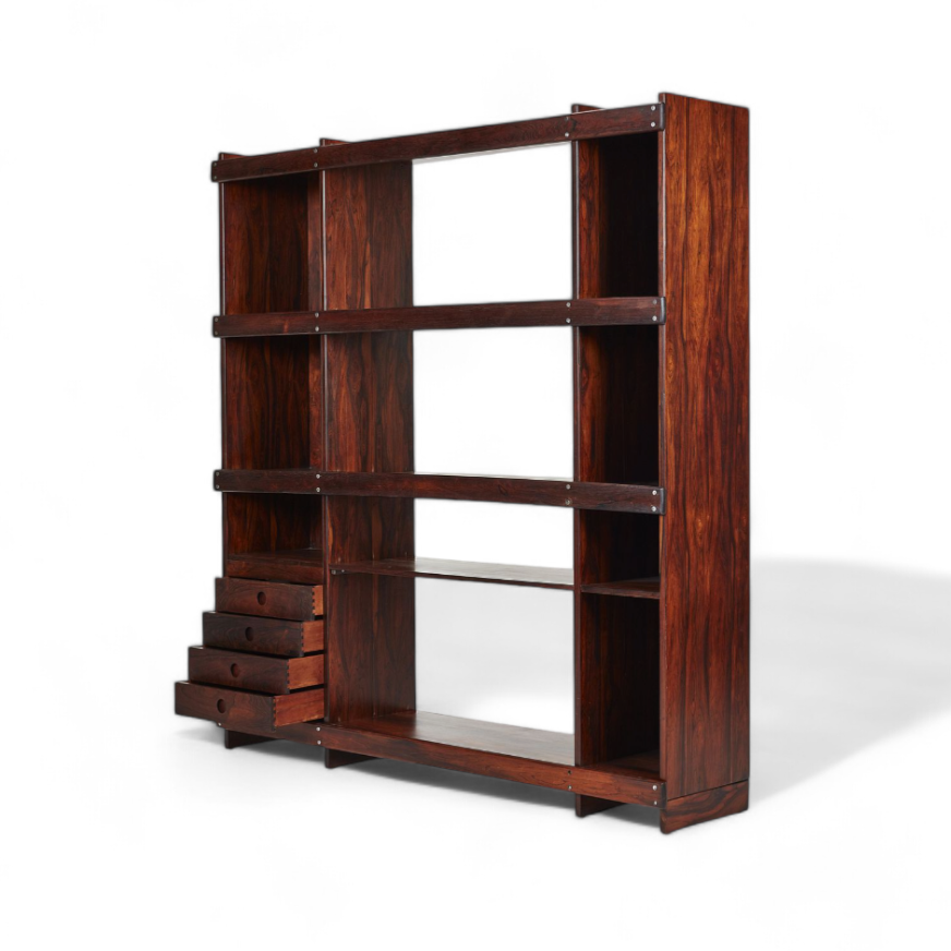 Bookshelf “Adolpho” in Hardwood by Sergio Rodrigues, c. 1968 - Lot 387