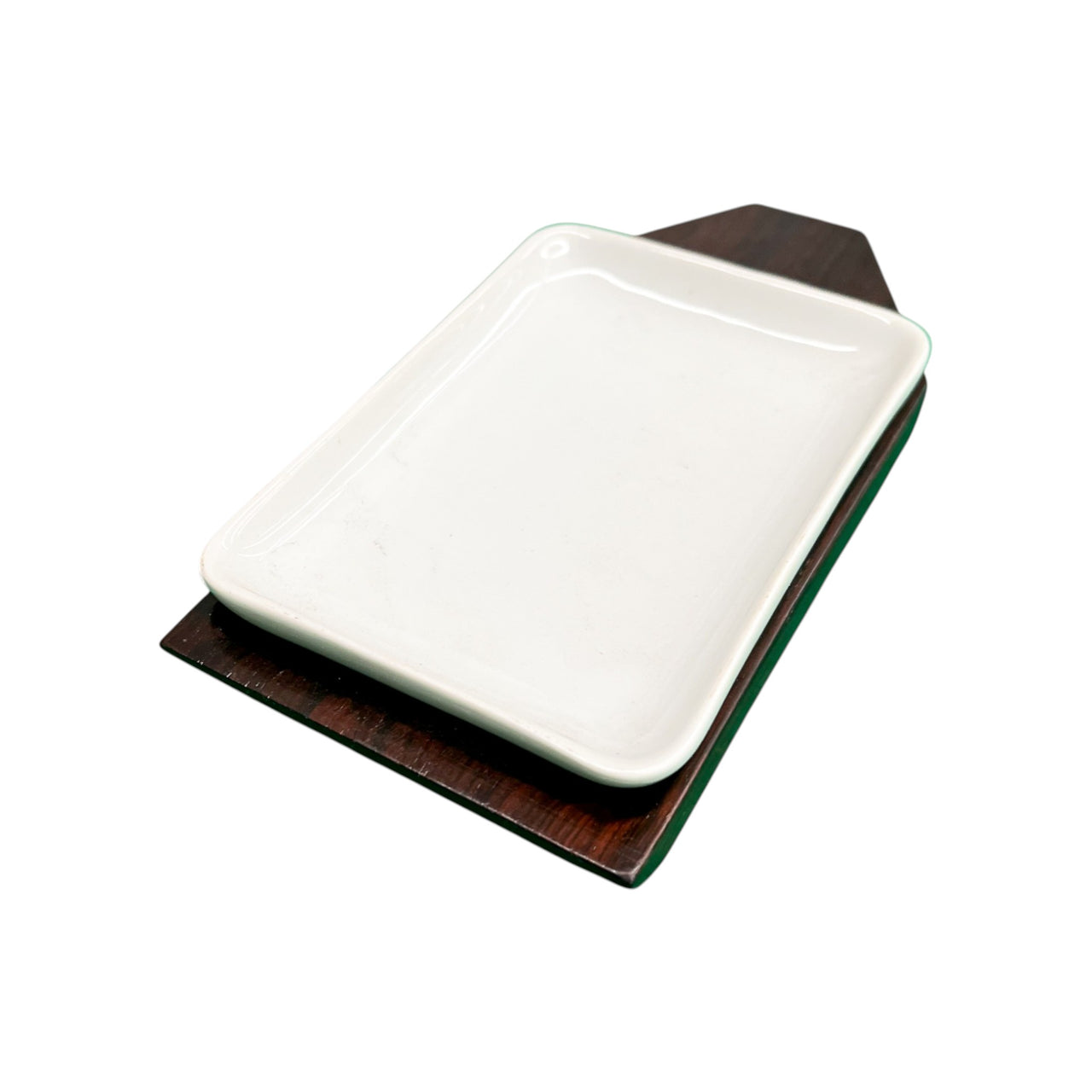 Serving Platter in Hardwood & Ceramic, Casa Finland, 1960s  -  Lot 269A