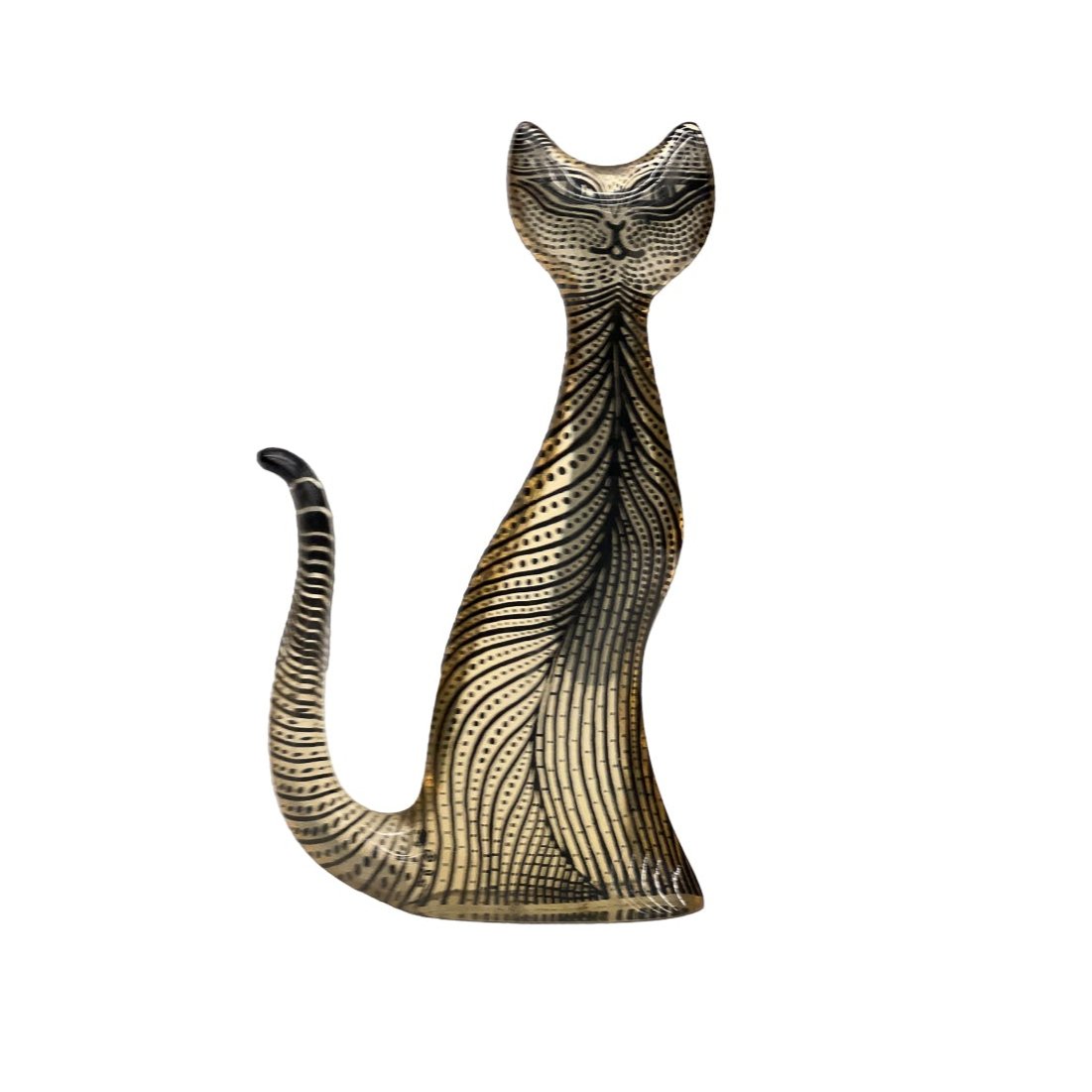 Sculpture of a Cat in Resin, Abraham Palatinik, 1960s - Lot 433