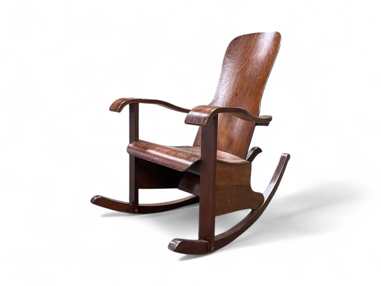 Rocking Chair in Bentwood, Moveis Cimo, 1950s - Lot 137