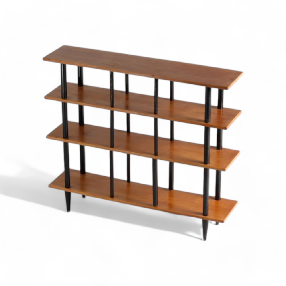 Bookshelf in Two Colors in Hardwood, Unknown, 1950s - Lot 687