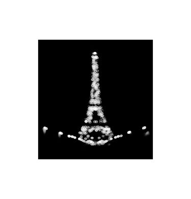 Photography on Paper, Blurry Eiffel, Nicolas Auvray, New York, 2015 - NA2