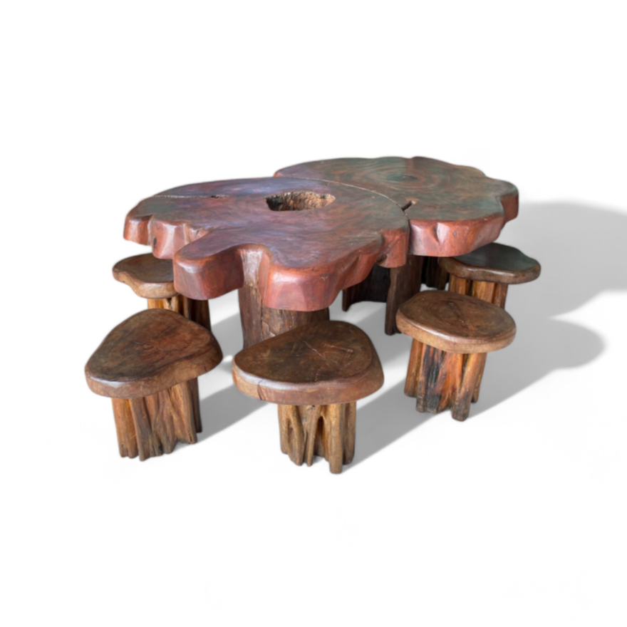 Rustic table in Wood, Unknown, 1970s - Lot 764